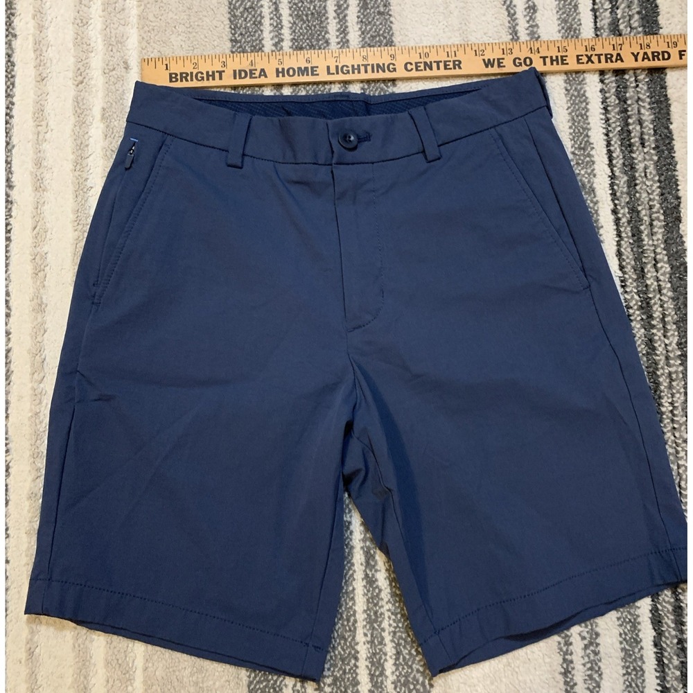 Vineyard‎ Vines On The Go Shorts 28 Mens Navy Blue Cotton Nylon Performance
